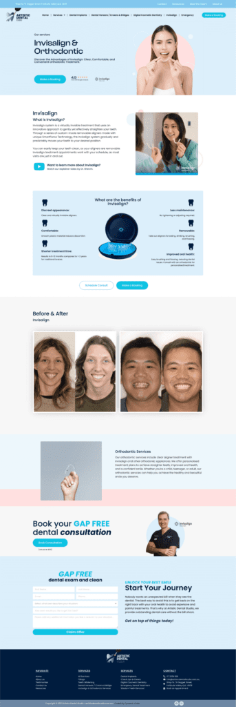 Orthodontic Web Design
